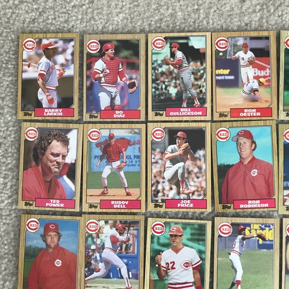 1987 Cincinnati Reds baseball cards. Topps complete set, Unopened Mint Condition - Picture 3 of 8